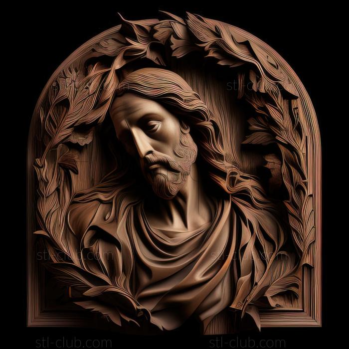 3D model st jesus (STL)